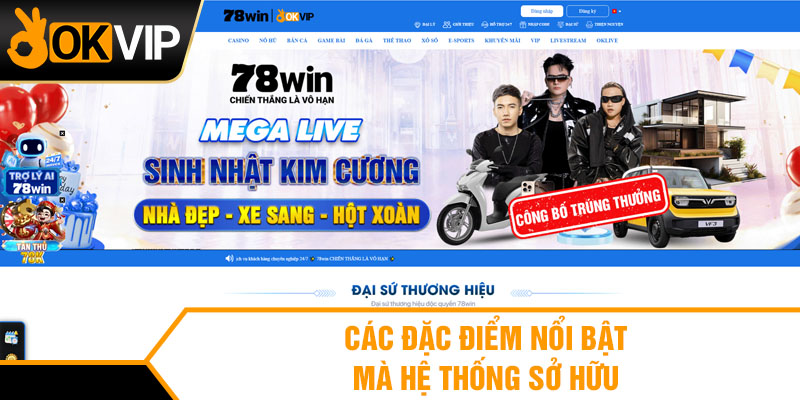 Các đặc điểm nổi bật mà hệ thống sở hữu